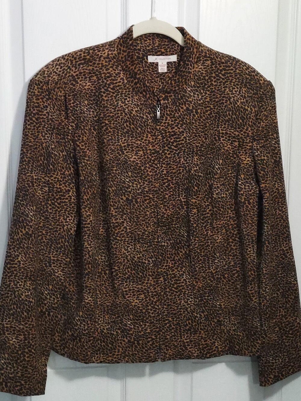 Brown & Black Animal Print Jacket/Blazer